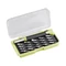 EXTOL CRAFT órás csavarhúzó klt. 22 db C.V. bitekkel; lapos 1,5-3mm, PH000-PH1, PZ0-PZ1, imbusz: 1,5-3mm, torx: T6-20 (919601)